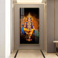 Divine Lord Murugan Ji Glass Finish Vertical Wall Art