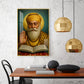 Sikh Guru Nanak Dev Ji Glass Finish Vertical Wall Art