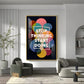 Momentum Maker Glass Finish Vertical Wall Art