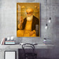 Majestic Presence Of Guru Glass Finish Vertical Wall Art