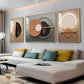 Luxe Haven  Glass Finish Wall Art (Set Of 3)