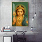 Om Muruga Sharanam Glass Finish Vertical Wall Art