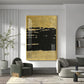 Midnight Elegance Glass Finish Vertical Wall Art