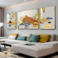 Alpine Harmony Glass Finish Wall Art (Set Of 3)