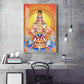 Ayyappa Swamy Glass Finish Vertical Wall Art