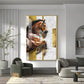 Radiant Horse Glass Finish Vertical Wall Art