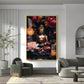 Buddha Eternal Peace Glass Finish Vertical Wall Art