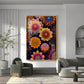 Garden of Dreams Glass Finish Vertical Wall Art