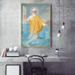 Hands of Harmony Glass Finish Vertical Wall Art