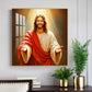 God jesus Glass Finish Square Wall Art