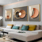 Opulent Vision Glass Finish Wall Art (Set Of 3)