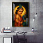 Baby Lord Muruga Glass Finish Vertical Wall Art