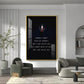 Illuminating Hope Glass Finish Vertical Wall Art