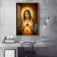 Immaculate Heart of Mary Glass Finish Vertical Wall Art