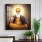 Shri Guru Nanak Dev Ji Glass Finish Square Wall Art