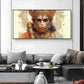 Shri Ram Bhakt Balaji Glass Finish Horizontal Wall Art