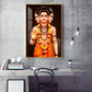 Lord Dattatreya Glass Finish Vertical Wall Art