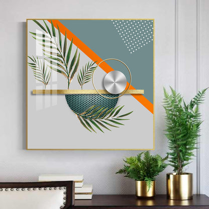 Timeless Tropics Glass Finish Square Wall Art