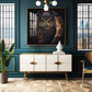 Enchanted Owl Glass Finish Square Wall Art