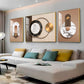 Brownstone Glamour Glass Finish Wall Art (Set Of 3)