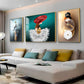 Retreat Abstract Glass Finish Wall Art (Set Of 3)