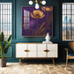 Lavender Haven Decor Glass Finish Square Wall Art
