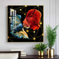 Abstract Betta Fish Glass Finish Square Wall Art