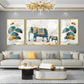 Gentle Giant Art Glass Finish Wall Art (Set Of 3)