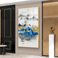 Visual Ode to Nature Glass Finish Vertical Wall Art