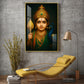 Colorful Kartikey Glass Finish Vertical Wall Art