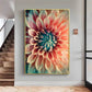 Floral Dreamscape Glass Finish Vertical Wall Art