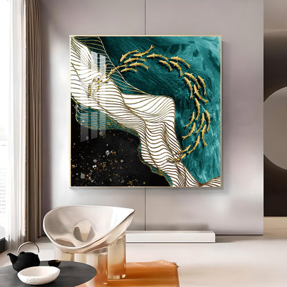 Urban Serenity Glass Finish Square Wall Art