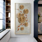 Modern Art Frame Glass Finish Vertical Wall Art