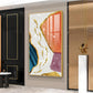 Ethereal Aquatics Glass Finish Vertical Wall Art