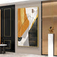 Noir Elegance Glass Finish Vertical Wall Art