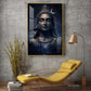 Har Har Mahadev Glass Finish Vertical Wall Art