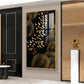 Luminescent Flight Glass Finish Vertical Wall Art