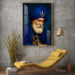 Dhan Dhan Baba Deep Singh Ji Glass Finish Vertical Wall Art