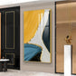 Luminous Depths Glass Finish Vertical Wall Art
