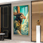 Jesus Christ Glass Finish Vertical Wall Art