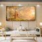 Gudiance Of Light Buddha Glass Finish Horizontal Wall Art
