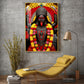 Hindu Goddess Kali Glass Finish Vertical Wall Art