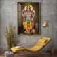 Bhagwan Vishnu Ji Glass Finish Vertical Wall Art