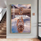 Mindset Mastery Glass Finish Vertical Wall Art
