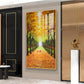 Tranquil Trails Glass Finish Vertical Wall Art