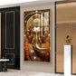 Ganpati Bappa Morya Glass Finish Vertical Wall Art