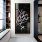 You Always Creative Motivational Glass Finish Vertical Wall Art