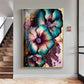 Elysian Blooms Glass Finish Vertical Wall Art