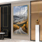 Path to Tranquility Glass Finish Vertical Wall Art