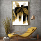 Abstract Expression Glass Finish Vertical Wall Art